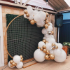 Gold Round Mesh Backdrop