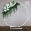 White Round Mesh Backdrop